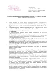 Zarządzenie Kierownika GOPS w Raciechowicach w sprawie organizacji i zasad funkcjonowania Gminnego Ośrodka Pomocy Społecznej w Raciechowicach w związku ze stanem epidemii-3